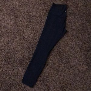 Navy Lululemon Align Capri Leggings